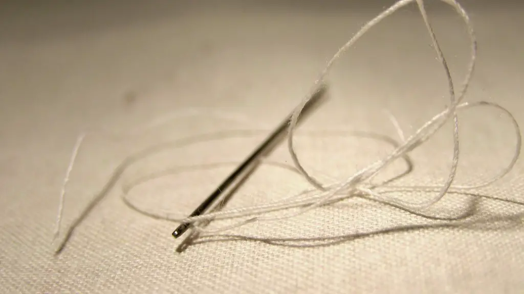 How to make a sewing needle at home?