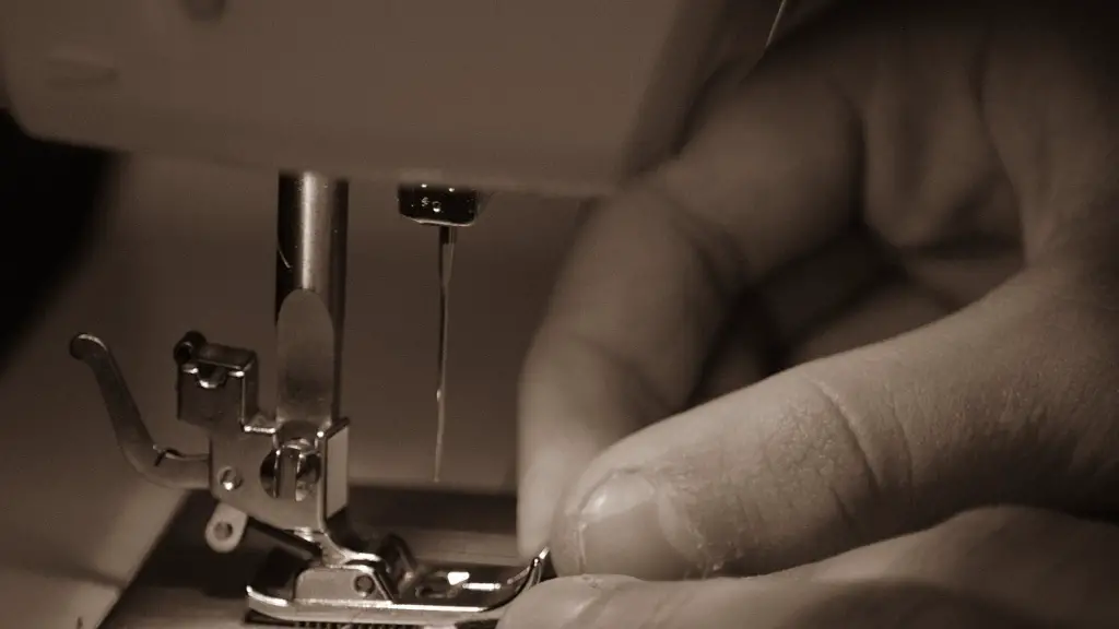 A Treadle Sewing Machine