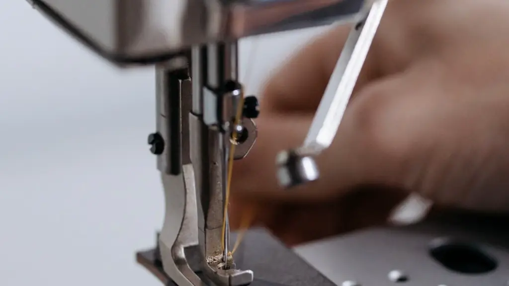 What is a standard size sewing machine needle?